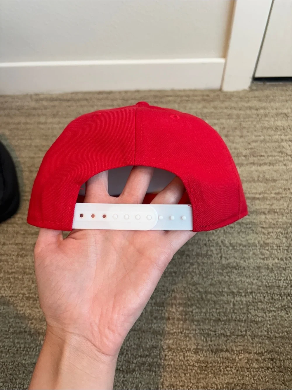 Fanatics Wisconsin Badgers Red Flat Brim Hat